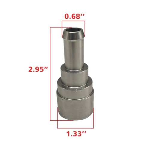 800-409HP Stainless Steel Coolant Connector HVAC Heater Hose Connector For