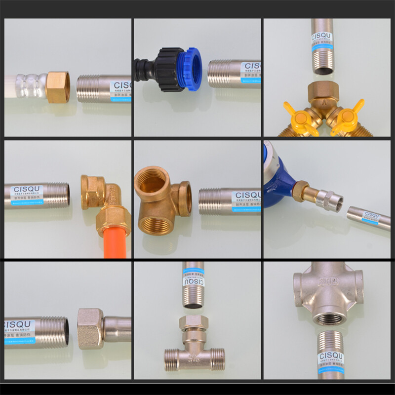1/2″ 3/4″1″ Stainless Steel 316 Male Thread Extension Pipe Fittings BSP Adapter