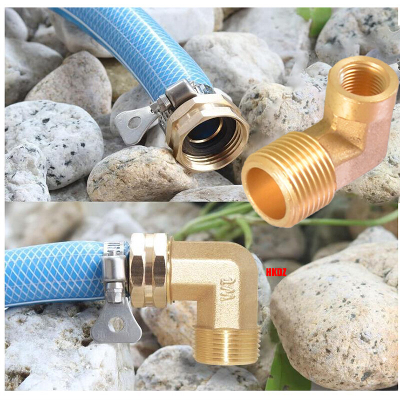 1/8″~1/2″ Brass 90° Elbow Female Male BSP Threaded Fittings Water Pipe Connector