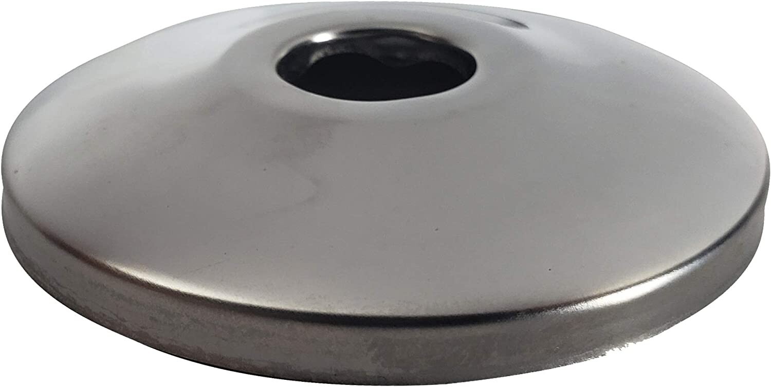 Miiflex 1/2 Chrome Plated Steel Escutcheon Flange Cover with Sure Grip for 1/2