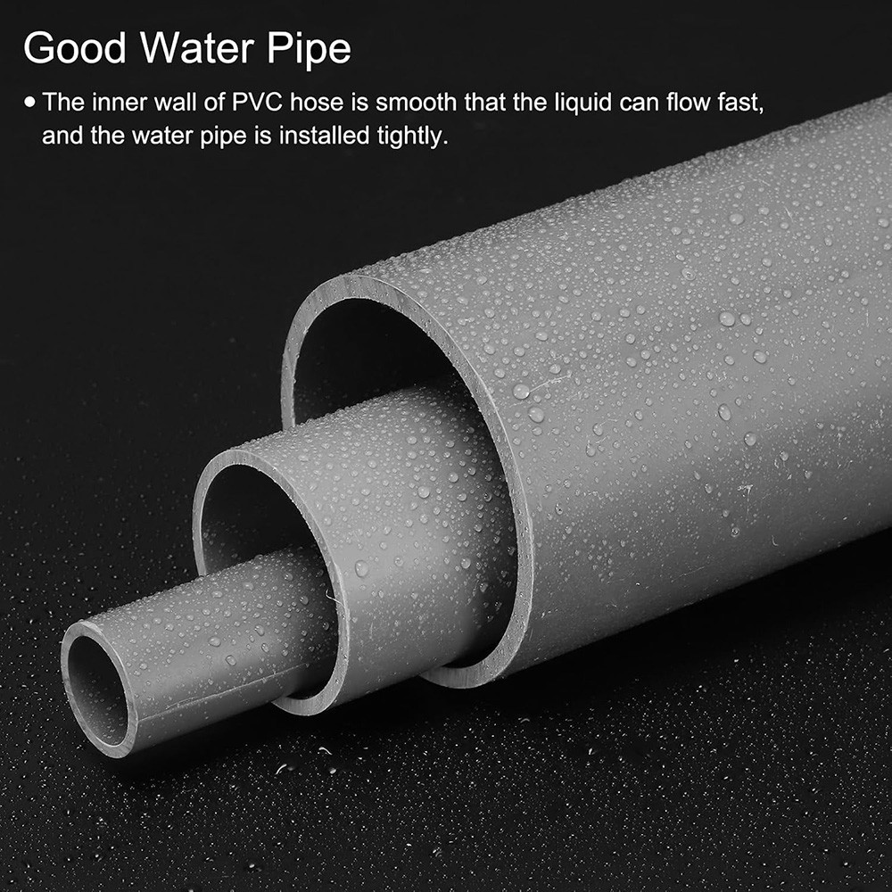20-315mm Grey PVC Round Tube / Pipe Solvent Weld Length 2cm 5cm 8cm 10cm – 30cm
