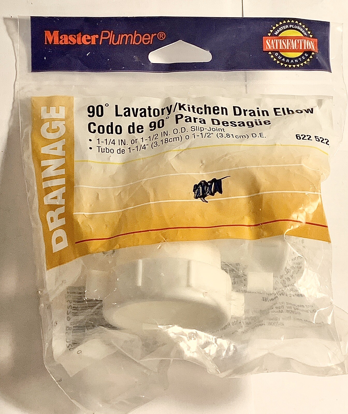 Master Plumber 1-1/2″ or 1-1/4″ 90° Elbow 622 522