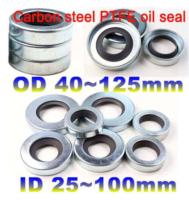 Carbon Steel PTFE Oil Shaft Seal for Pump/Air Compressor ID 25~100mm OD 40~125mm