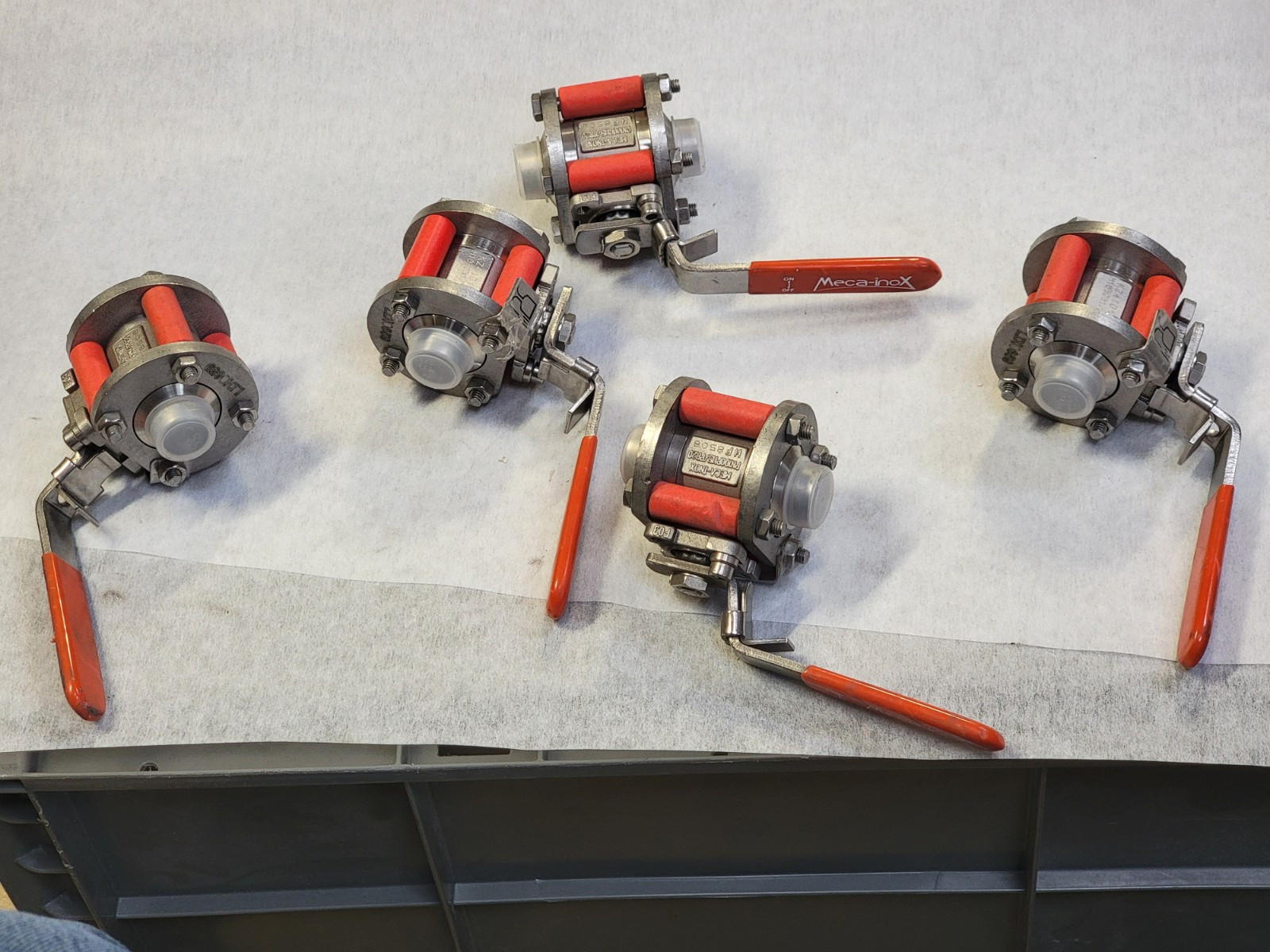 MECA-INOX PN100 PI15/PR20 HF 8505 SANITARY SS BALL VALVE FREE SHIP LOC VVV1