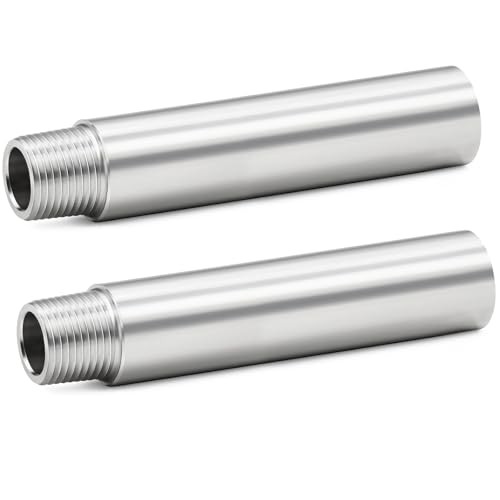 304 Stainless Steel Pipe Fitting, 1/4″ MNPT x 1/4″ FNPT 4″ Length(100MM)