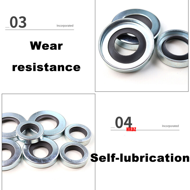 Carbon Steel PTFE Oil Shaft Seal for Pump/Air Compressor ID 25~100mm OD 40~125mm