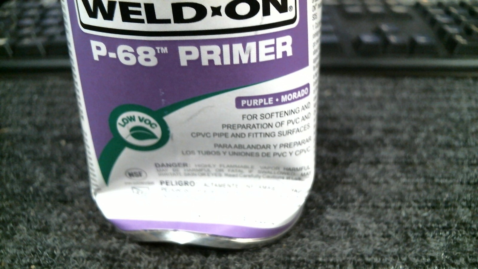 Weld-On 13993 P-68 Primer Pvc/Cpvc 1/2 Pint 8 Fl. Oz. NEW GR8 BUY!! 👀
