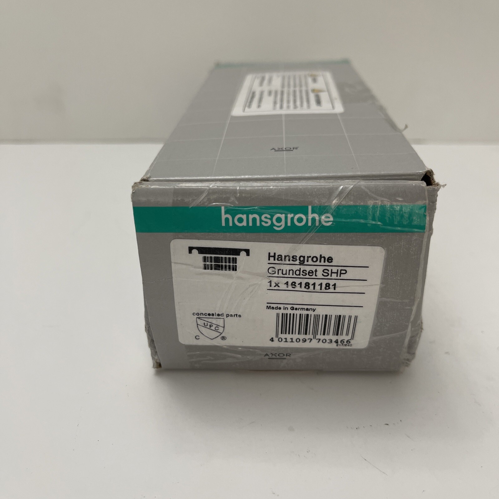 Hansgrohe 16181181 Grundset SHP Exposed Thermostatic Basic Set