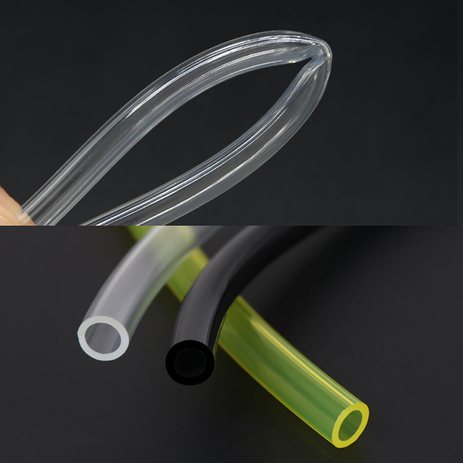 Yellow/Clear/Black Petrol Fuel Gas Line Hose Pipe Trimmer Chainsaw Blower Engine