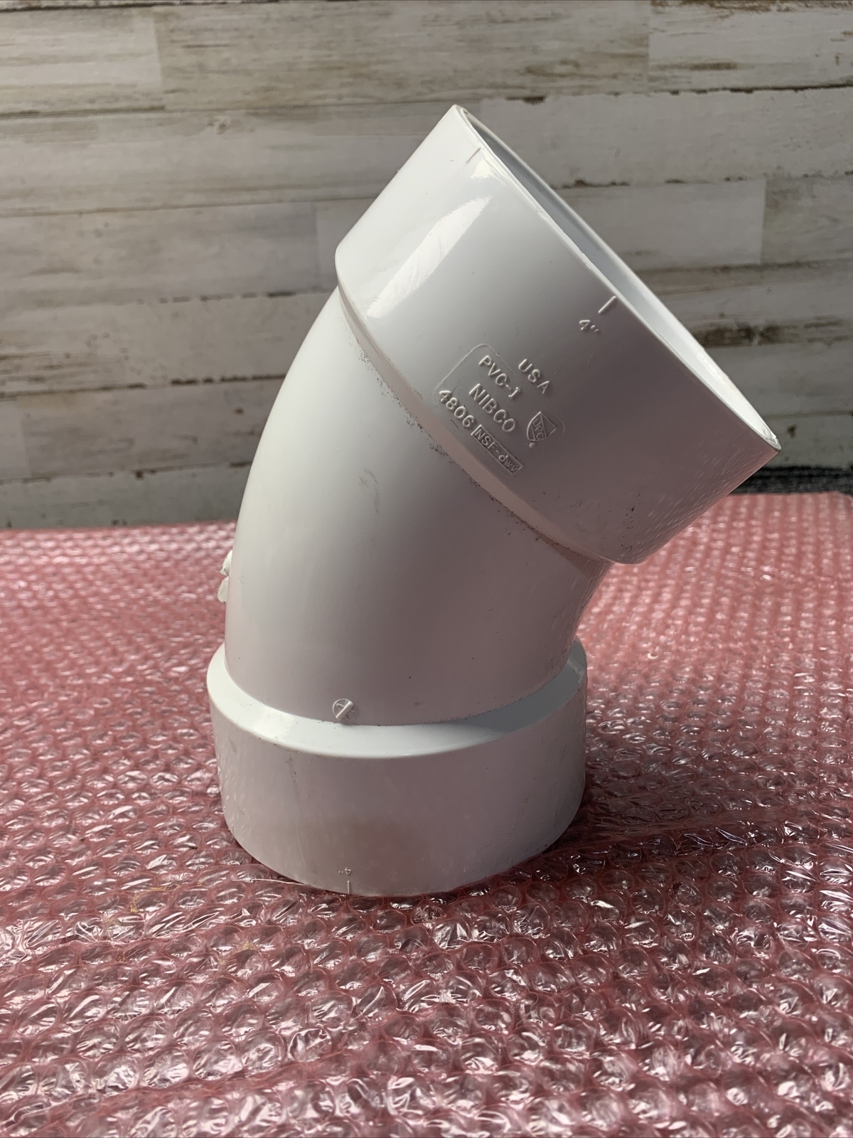 NOS Nibco PVC Elbow 45-Degree 4″ 4806