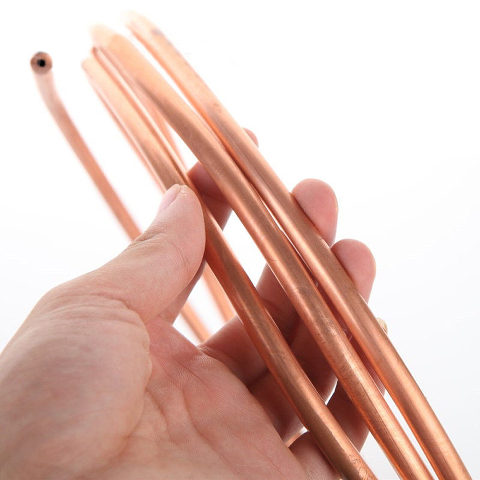 Microbore Copper Pipe Tube T2 99.9% Pure Refrigeration Coil Soft OD: 2mm To 22mm