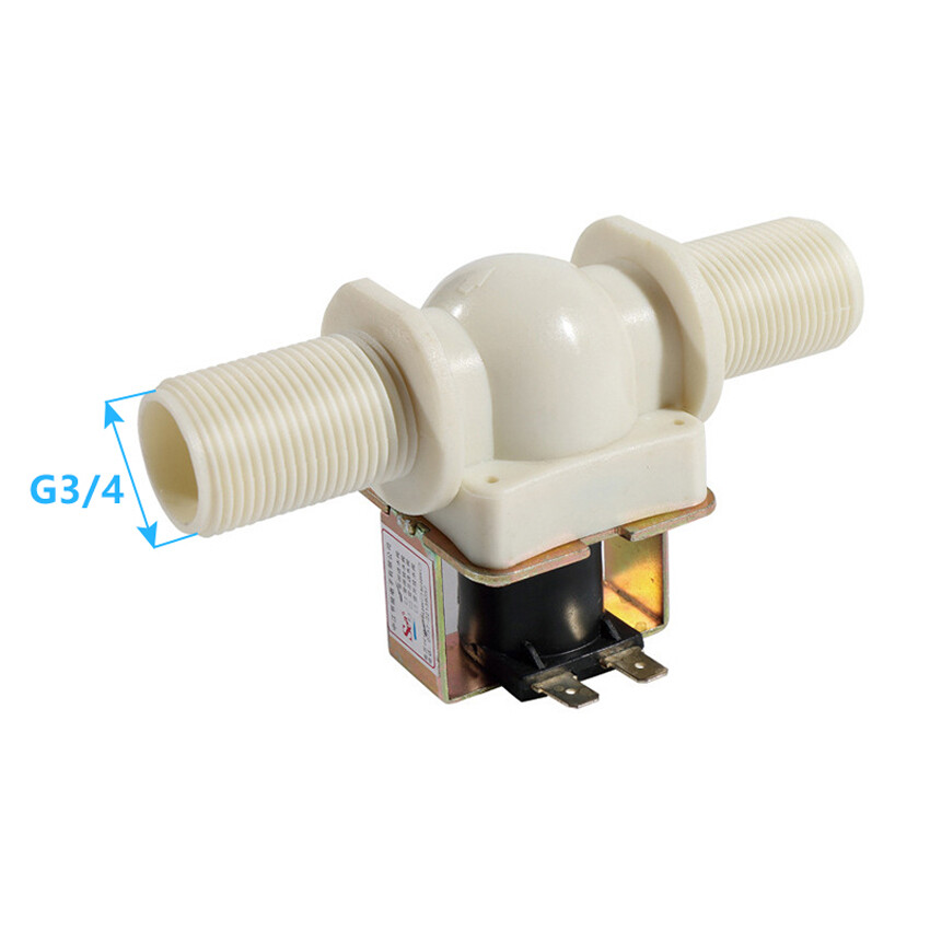 3/4″(25mm) Plastic Electric Solenoid Valve Water Normally Closed DC12V AC220V