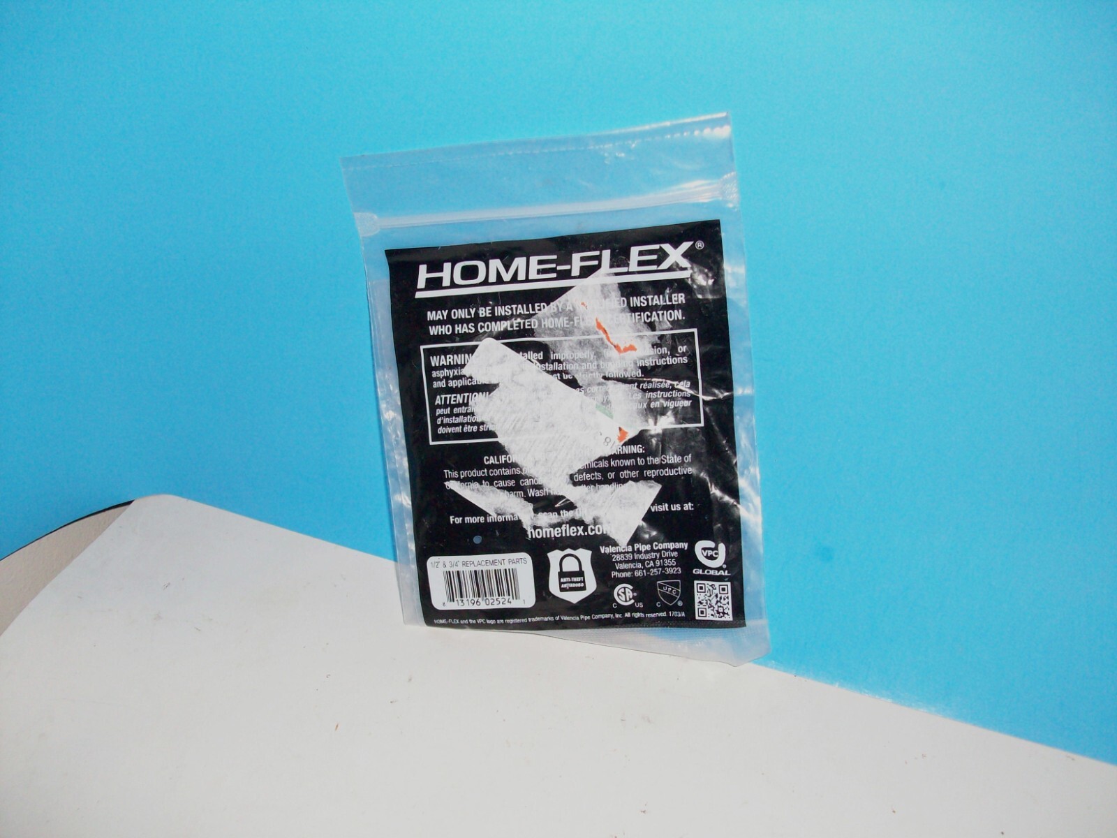 HOME-FLEX 1/2″ & 3/4″ REPLACEMENT PARTS RING & GASKET UNOPENED