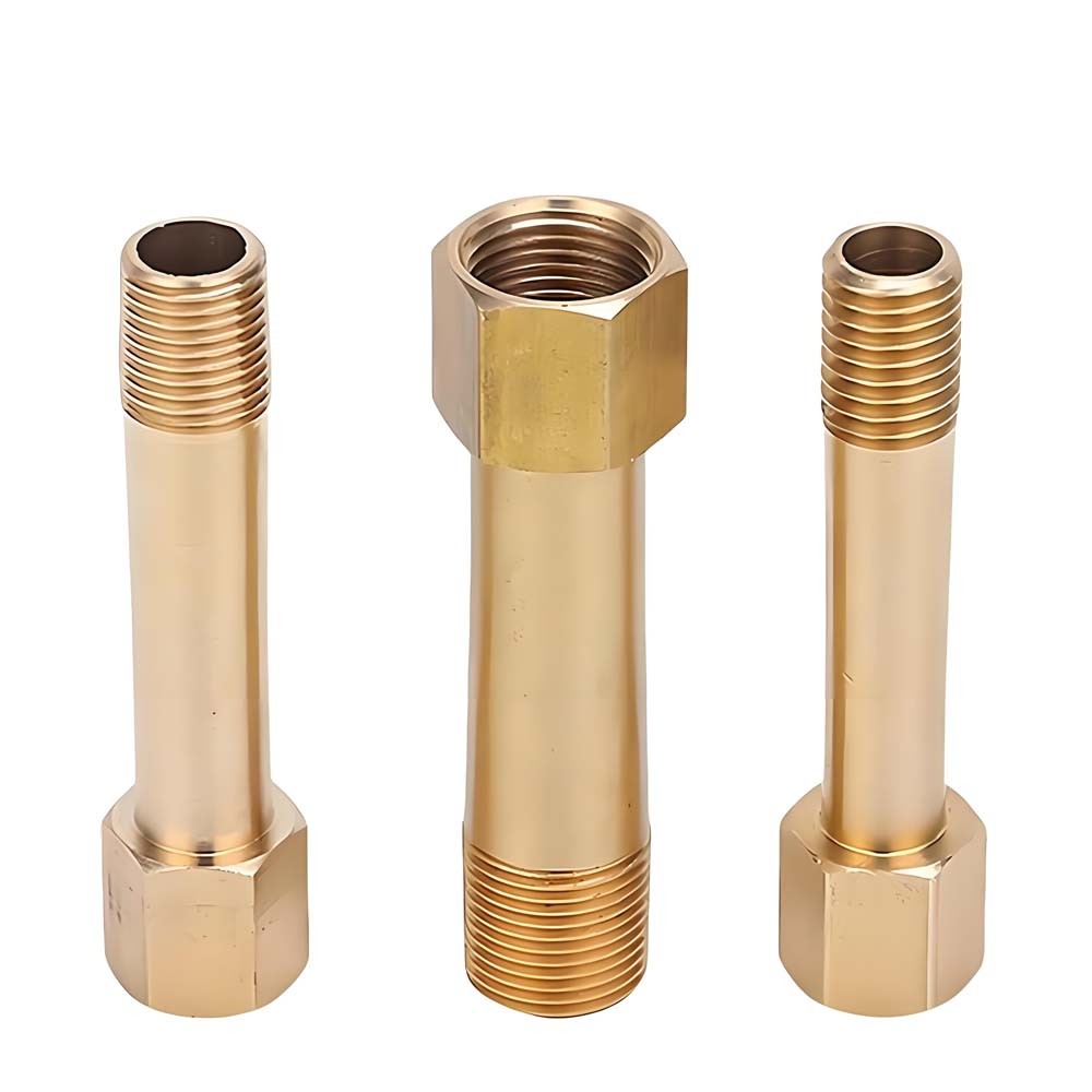 BSP Brass Tap Thread Extension Connectors Adapters Fittingds 1/8″ 1/4″ 3/8″
