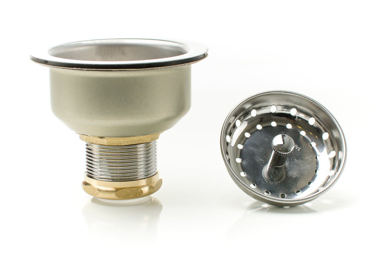 PASCO 21914 Basket Strainer 3-1/2″ to 4″ SS Heavy Duty Double Cup
