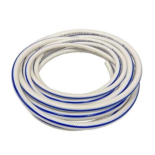 1/2″ ID x 5/8″ OD Heavy Duty Braided PVC Tubing Reinforced Hose, Non 20 Feet