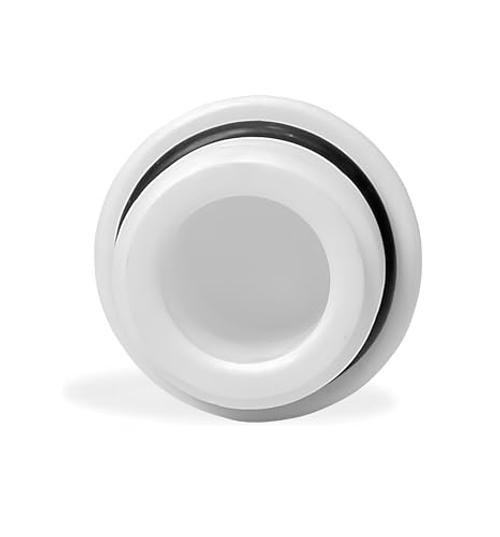 1/2 Inch PVC Pipe End Cap – 1/2″ PVC Threaded Cap – 1/2 in PVC End Cap White