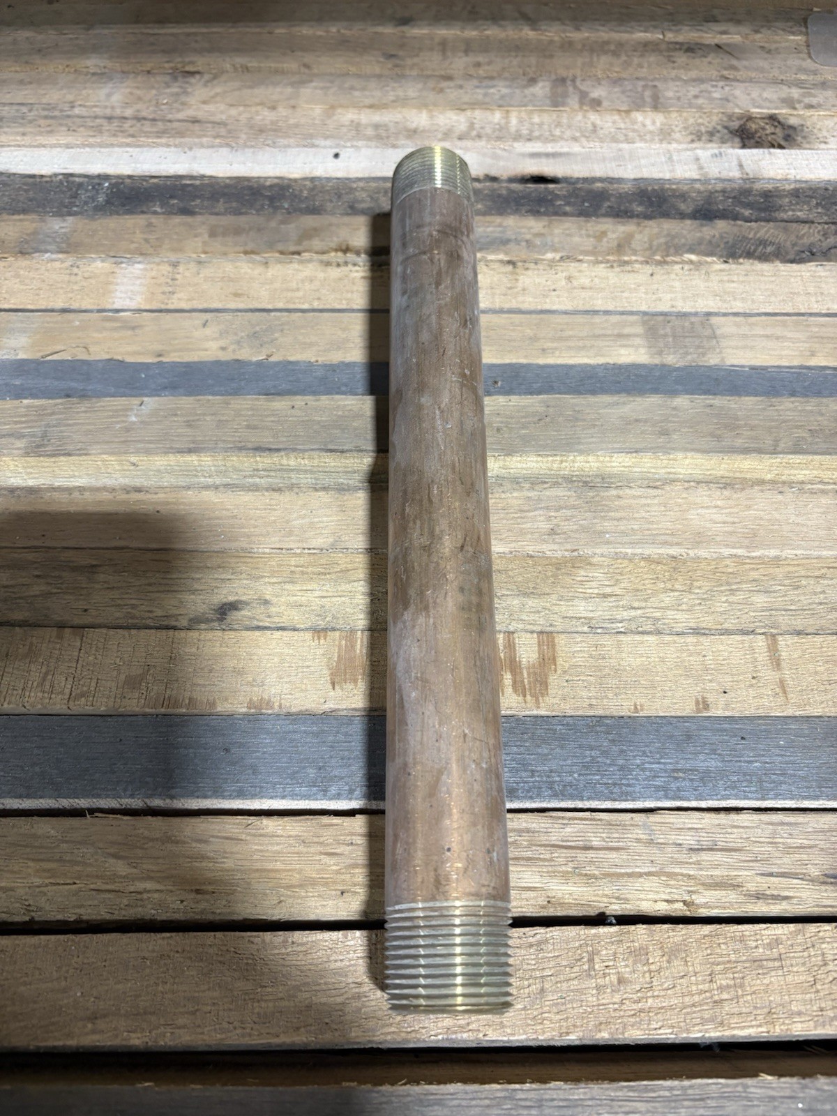1″ Mnpt X 12″ Tbe Brass Pipe Nipple 465-120