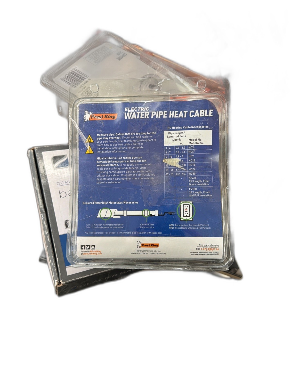 Frost King 12 ft. Electric Heat Cable Kit