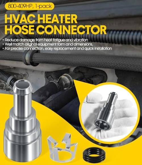 800-409HP Coolant Connector HVAC Heater Hose Connector For Buick/GMC/Lincoln