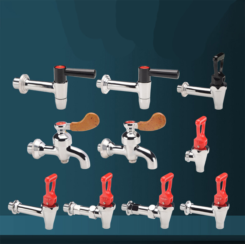 Stainless Steel Tap Assembly Hot Water Boiler Faucet High Temperature Resistant
