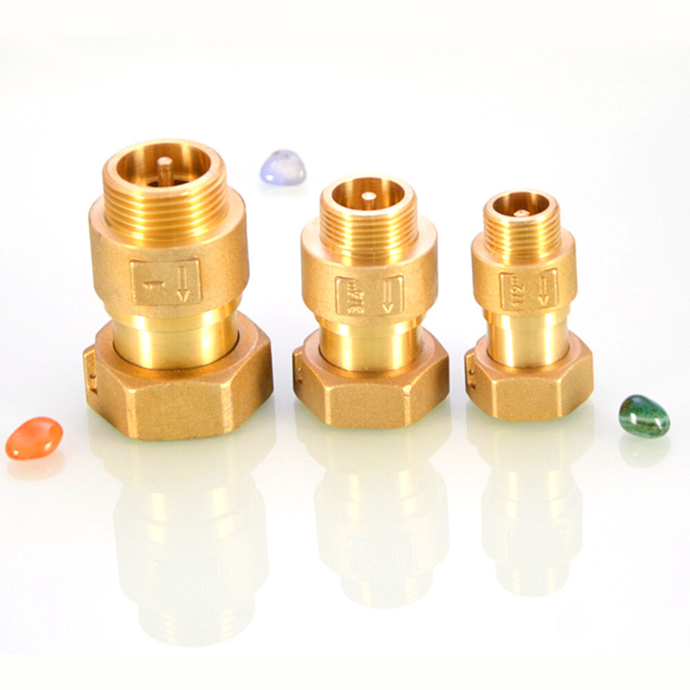 Brass Check Valve BSP Male To Female Thread Non-return Valves for Water Meter