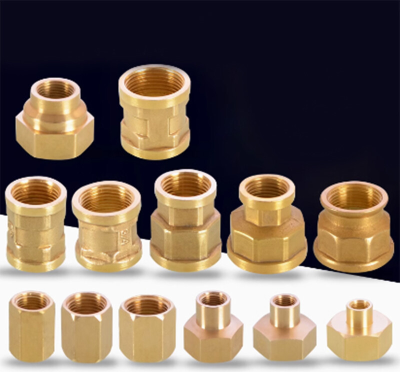 Brass BSP 1/8″ 1/4″ -1″ Female Thread Pipe Fittings Reducing Connector Adapter