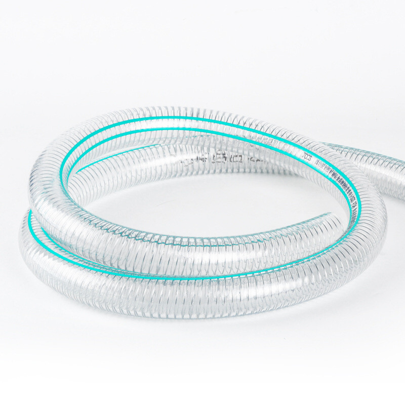 Heavy Duty Braided Wire Reinforced Clear Flexible PVC Hose Pipe – Water Air Fuel