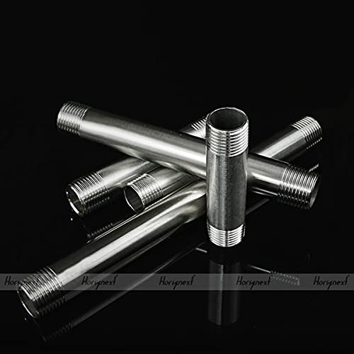 stainless steel 304 pipe nipple npt 3/4 male threaded NPT 3/4 – 4 inch length