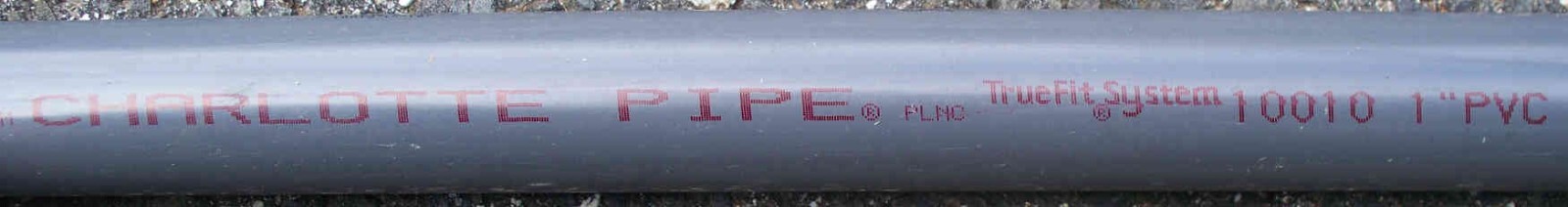 1″ x 48″ Charlotte Schedule 80 Grey PVC Pipe TrueFit System – USA – Combo Ship