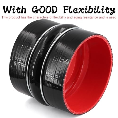 High Performance Straight Silicone Hump Coupler ID 4-1/2 Inch 4-Ply ID4.5″