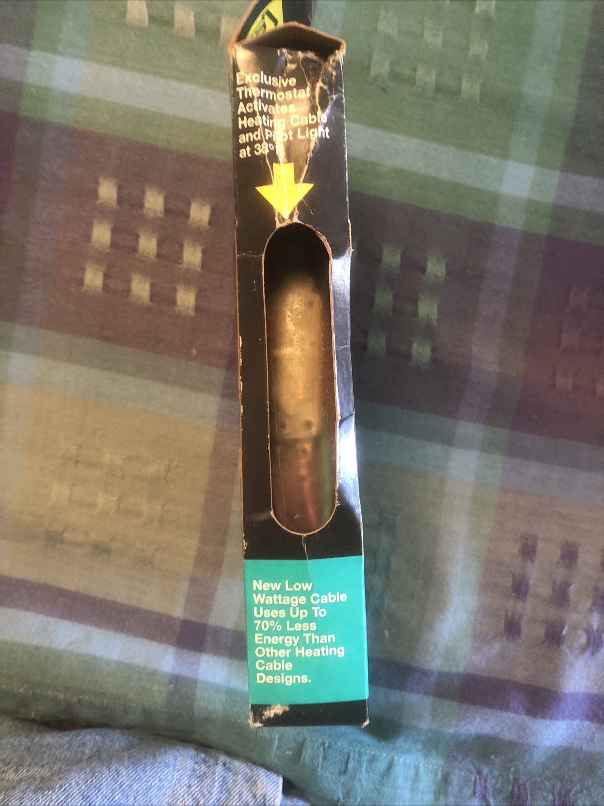 ONE – md 64386 Electric Pipe Heating Cable 9 ft – NEW OLD STOCK Made In USA !!!
