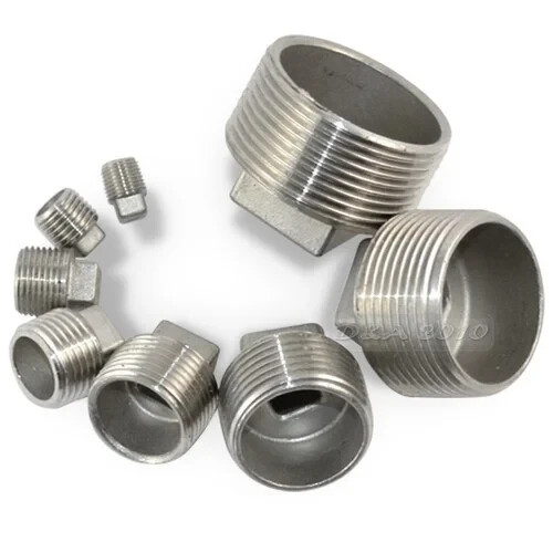 Various Size & Grade of Stainless Steel Square Head Hollow Plug Class 150 MPT