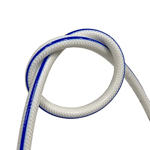 1/2″ ID x 5/8″ OD Heavy Duty Braided PVC Tubing Reinforced Hose, Non 20 Feet
