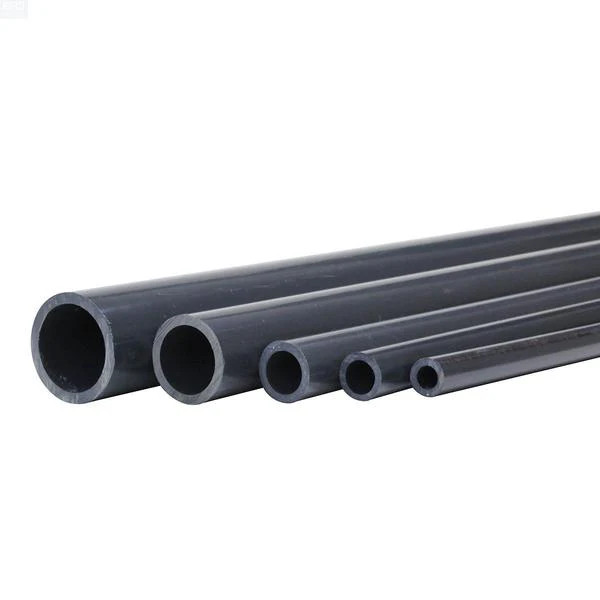 VENTRAL Schedule 80 PVC Pipe 2 Inch (2.375 OD), Grey, Cut Lengths for