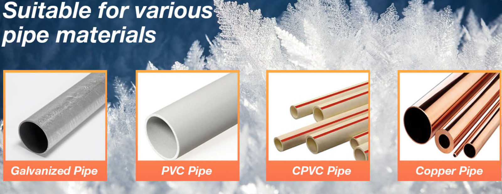 H&G lifestyles Insulated Water Pipe Heating Wrap, Home or RV 3ft Max Temp 158℉