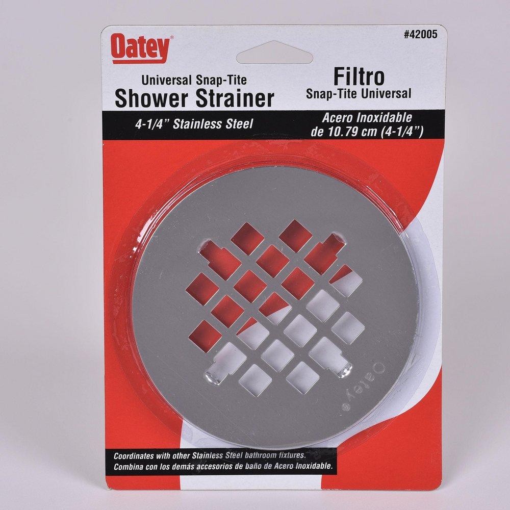 Oatey 42005 4-1/2″ SS Snap-In Strainer Solvent Weld