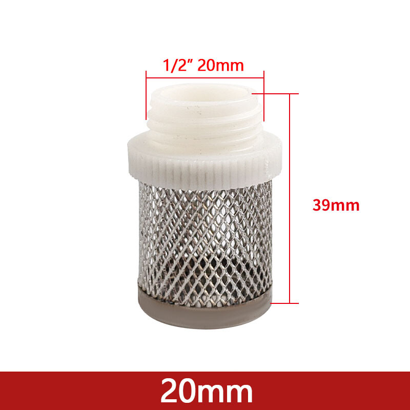 1/2″ ~ 4″ Strainer-Suction And Sump Filter Stainless Steel Mesh Nylon Threads
