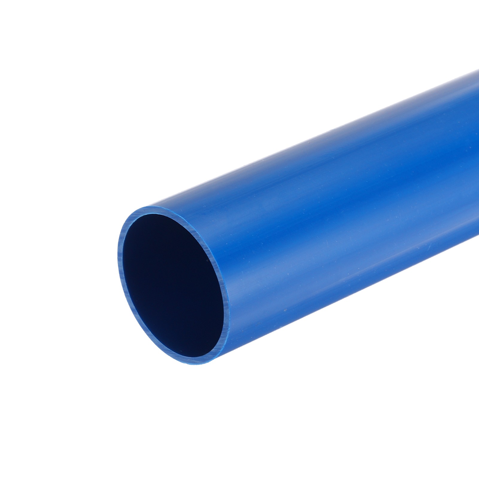 PVC Rigid Round Pipe 36mm ID 40mm OD 500mm Blue High Impact for Water Pipe