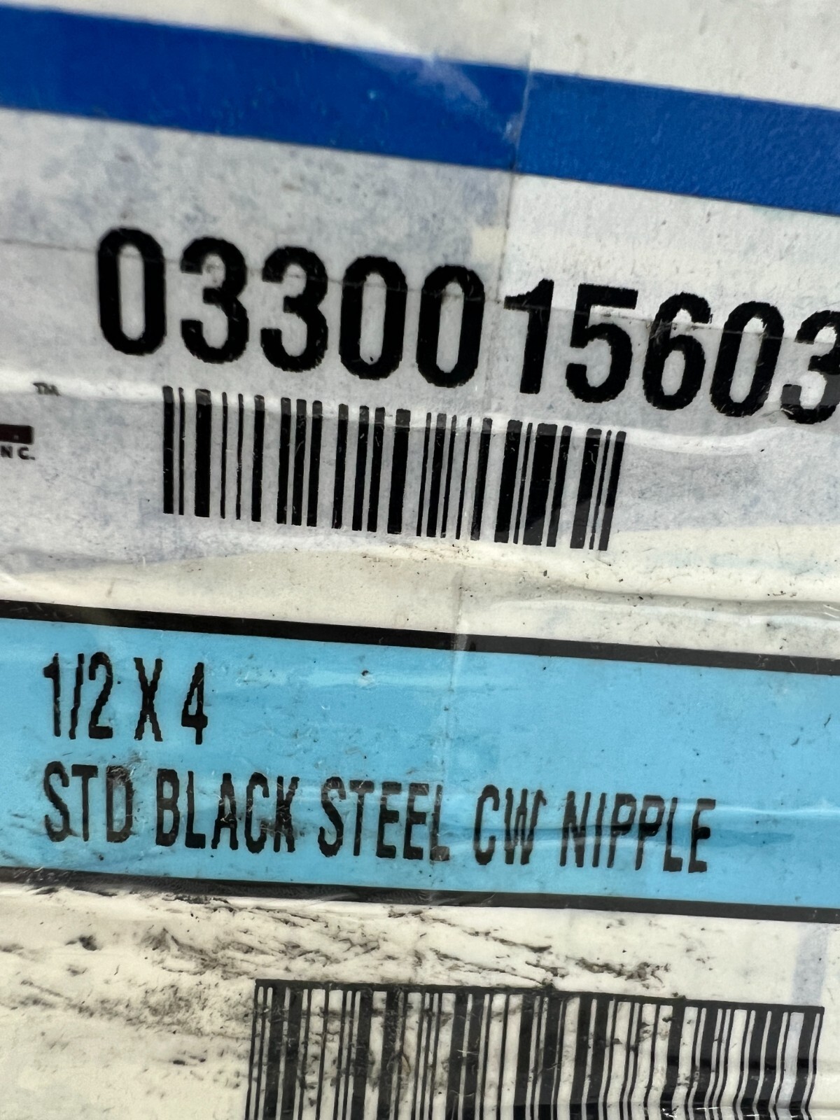 (QTY 25) Beck 0330015603 1/2″ X 4″ Black Pipe Nipple Sch 40 *FAST SHIPPING*