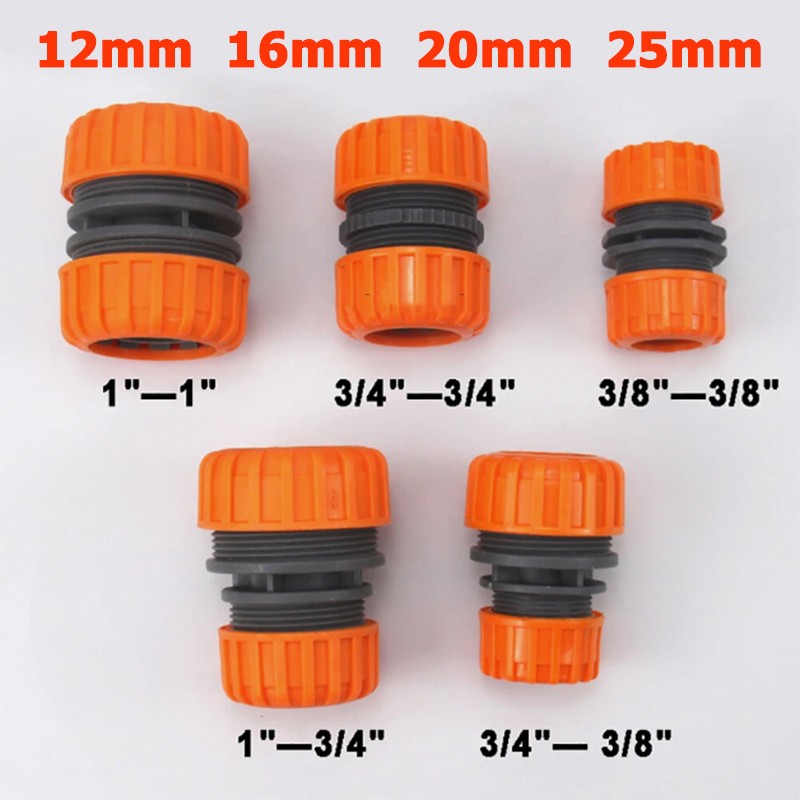 12mm-25mm Hose Pipe Quick Connector Garden Attachment Water Tap Adaptor Fitting
