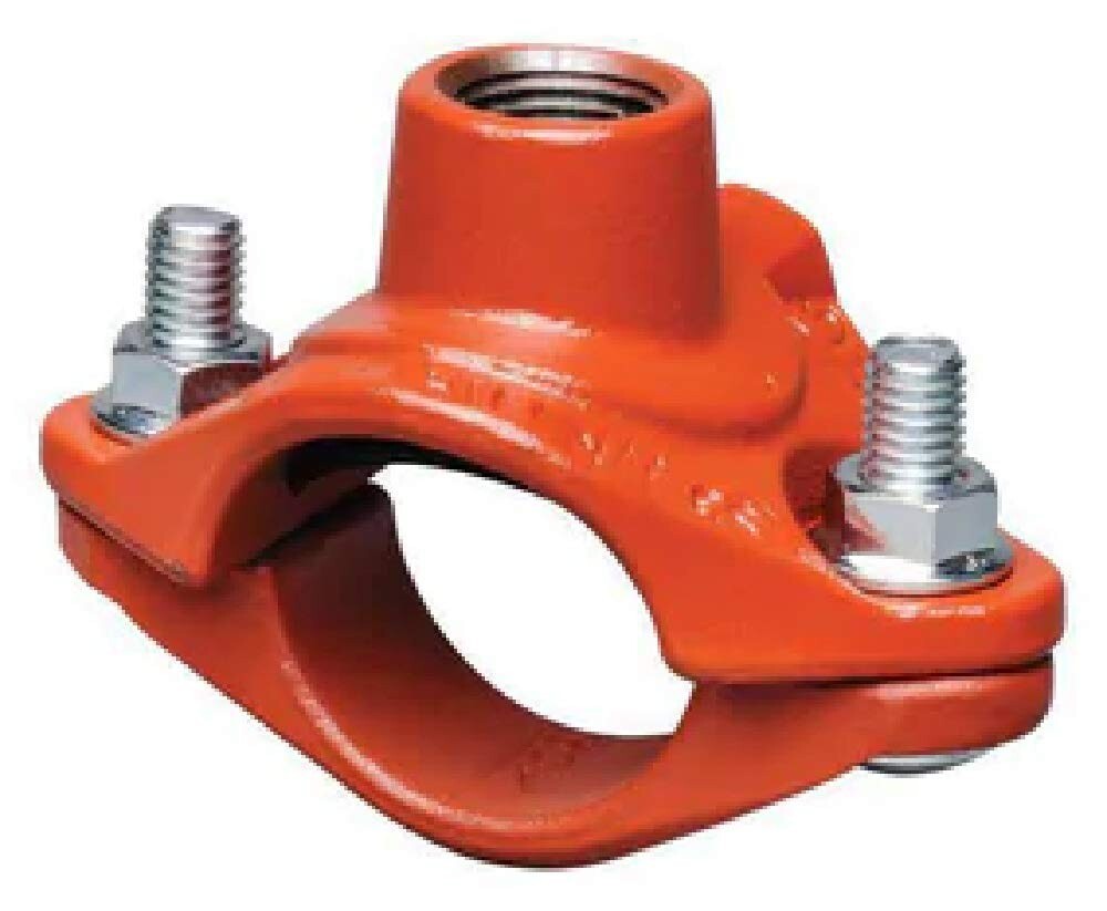 Various Size & Connection of Victaulic 920N Mechanical T-Branch Outlet Painted