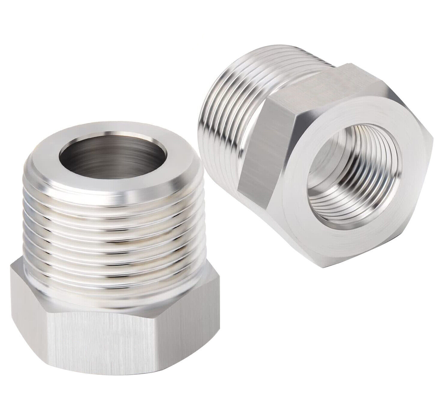 Water/Gas/Oil Pipe Fittings，Reducer Bushing BSP M/F, 1/8″-1/2″ 304 Stainles Stee
