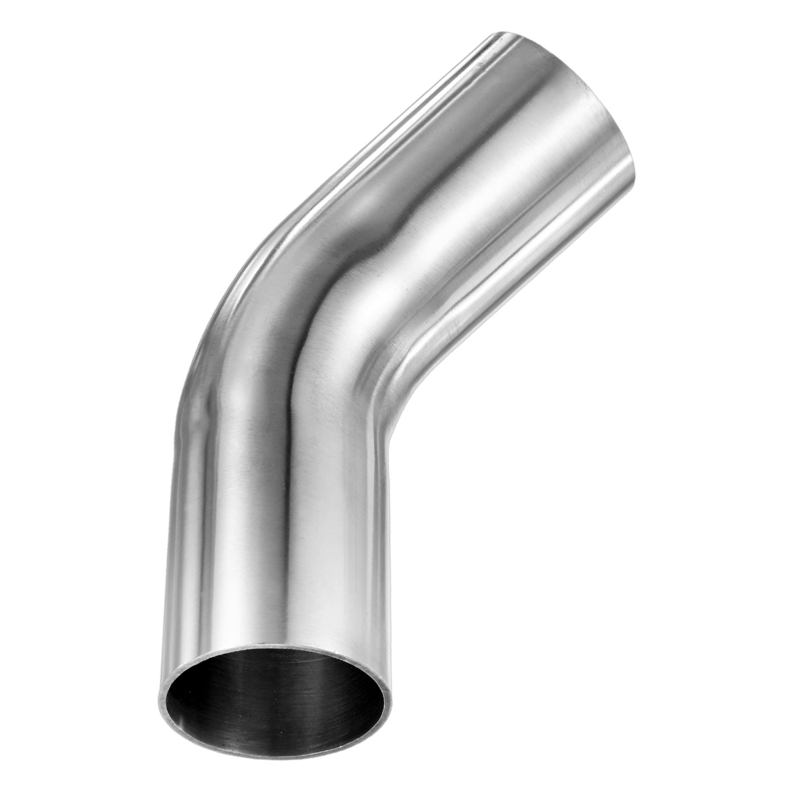 OD 1.5 Inch 45 Degree Mandrel Bend Elbow, Thicken 1.5 mm Height 140 mm