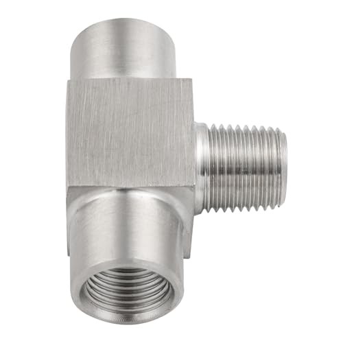 Stainless Steel Pipe Tee Female x Male x Female 1/4″ NPT Female x Male x Female