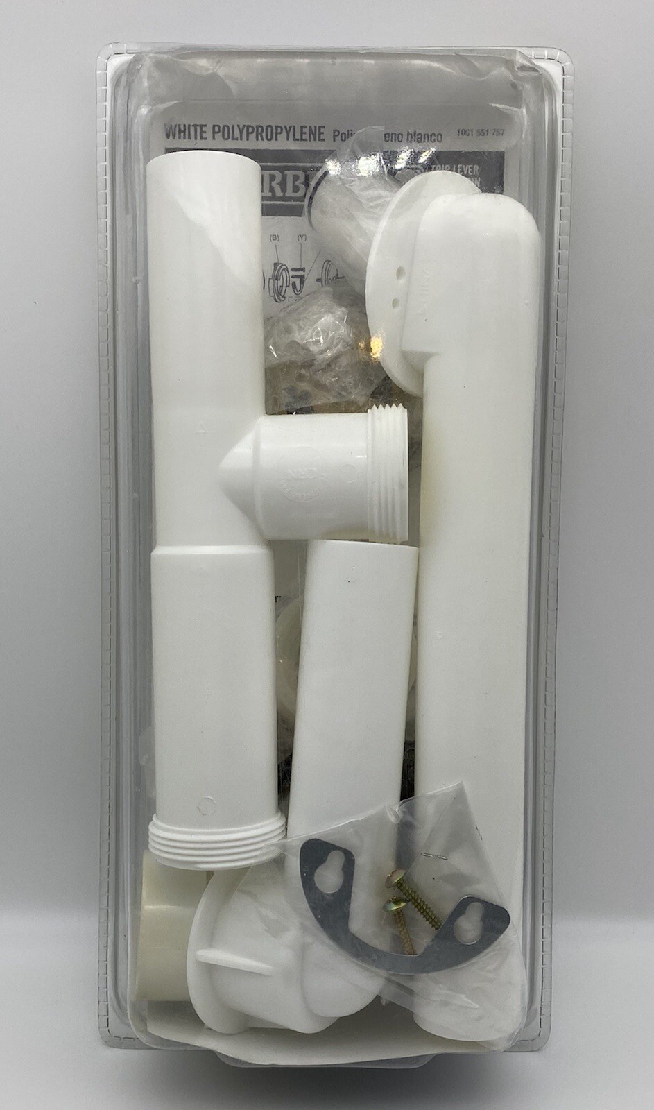 Everbilit Trip Lever Bath Drain Overflow Bronze 1-1/2″ White Polypropylene Pipe