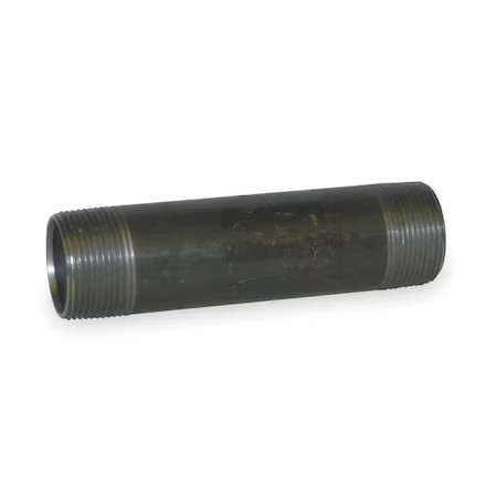 Zoro Select 1Lmr4 Pipenipple, Steel, 11/2″, Nptxnpt, 3″, 1Lmr4