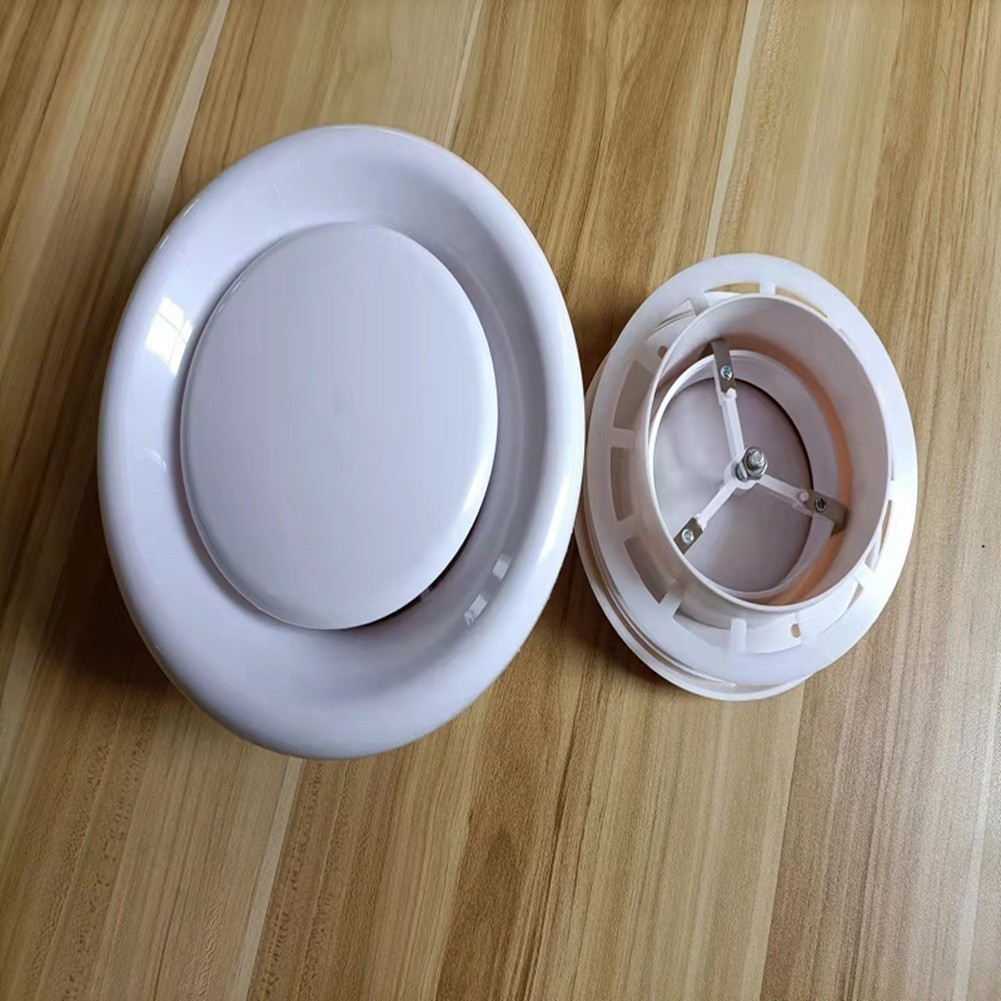 Modern White ABS Ceiling Air Vent for Bathroom Extractor Fan 6inch Size