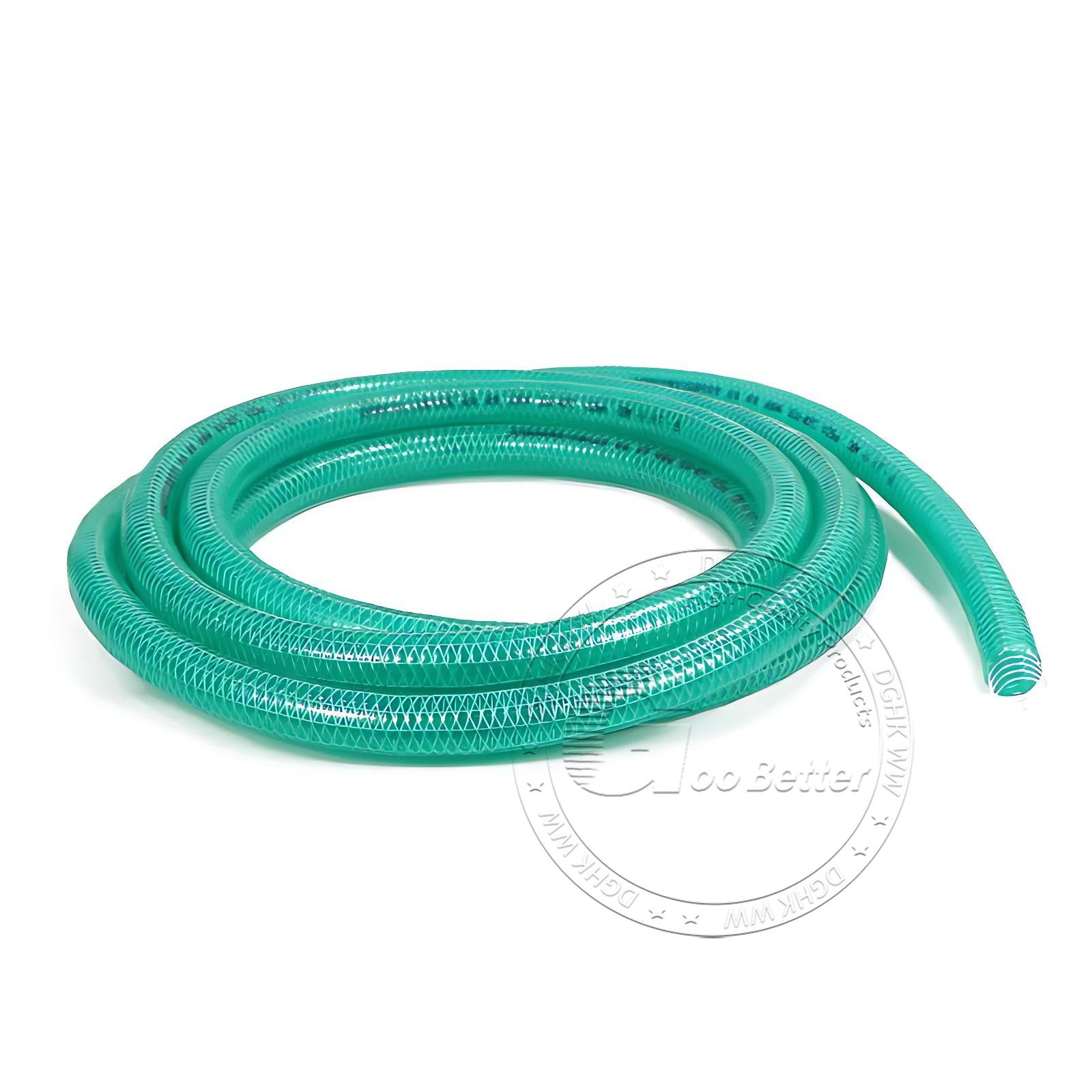 Heavy Duty Braided Wire Reinforced Green Flexible PVC Hose Pipe – Water Fuel