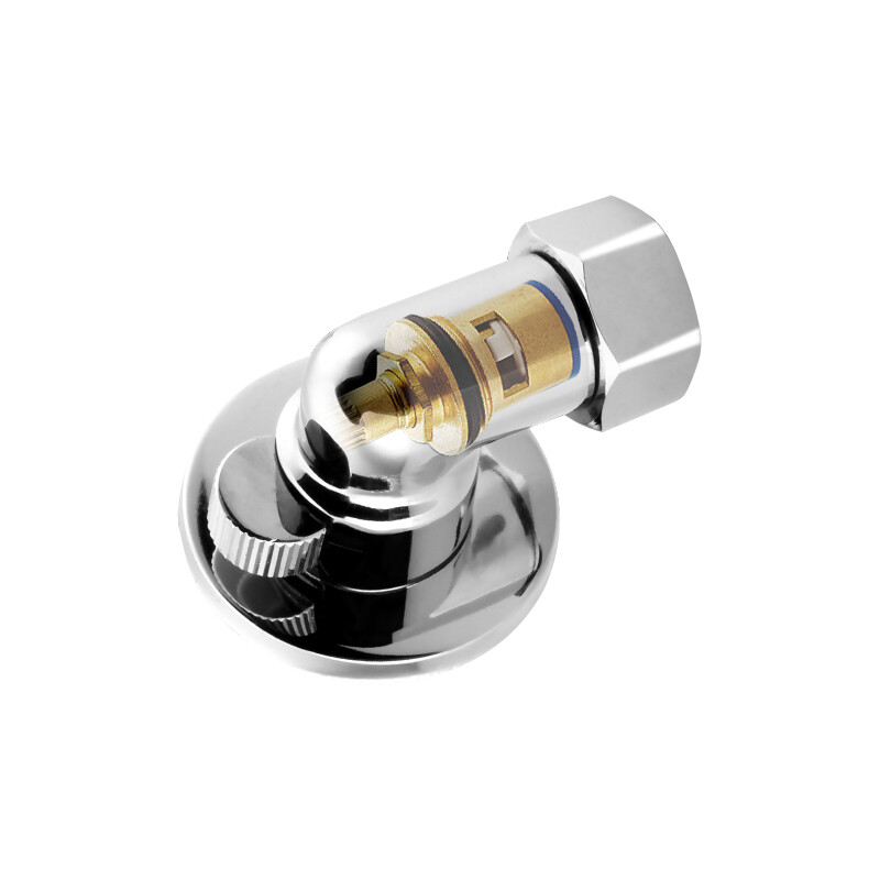 All-copper Triangle Valve Mini Ultra-short Washing Machine Faucet Adapter